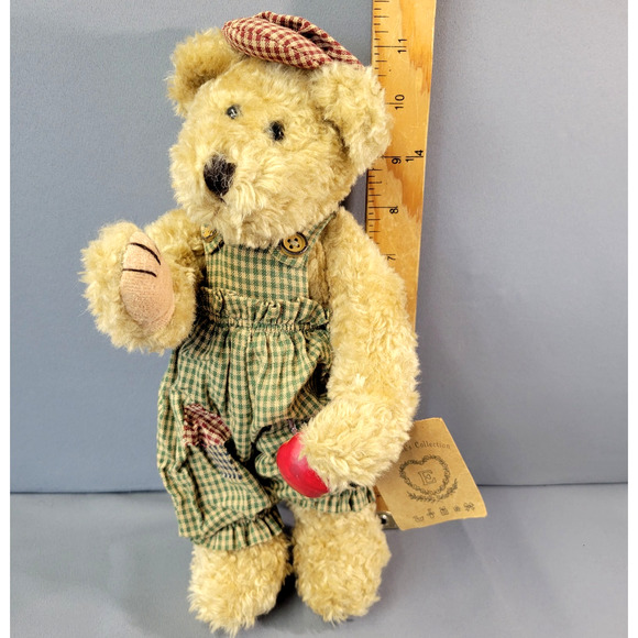 Miss Elles Artisaa Flair Collection Bear Plush Jointed School Student 11" Tag - Picture 4 of 12